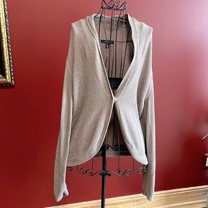 Banana Republic brown cable sweater